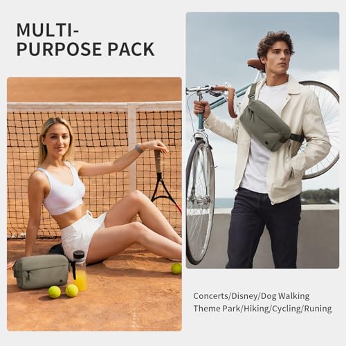 GOLF SUPAGS Bolsa tiracolo para mulheres e homens, mochila para uso ao ar livre, lazer, caminhadas,