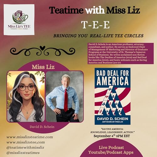 『Miss Liz’s Serves David Schein “Saving America: Knowledge, Leadership, Action.”』のカバーアート