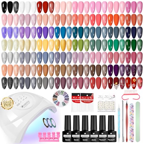 Saint-Acior Kit Uñas de Gel Marca VANREESA