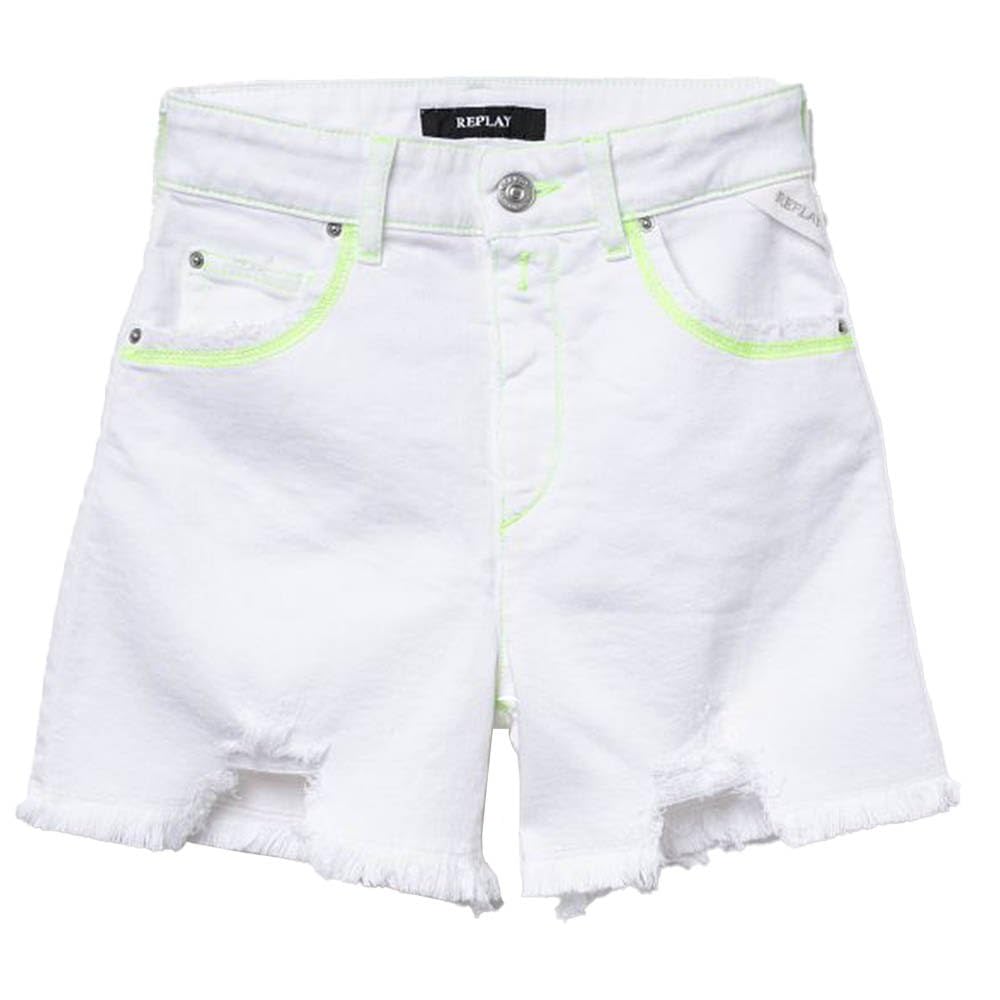 Replay Sijan Short Pantalones Cortos de Jean para Niñas
