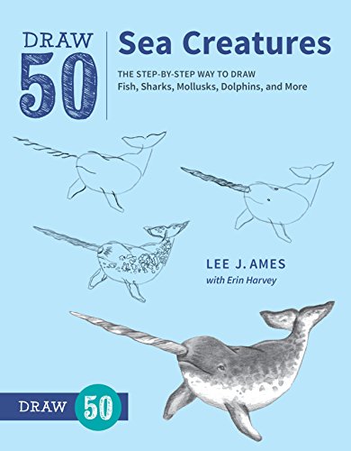 how to draw sea creatures - Draw 50 Sea Creatures: The Step-by-Step Way to Draw Fish, Sharks, Mollusks, Dolphins, and More