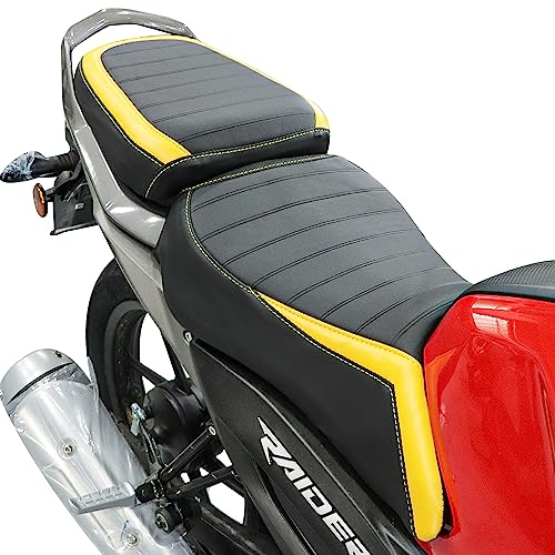 Image of TVS Seat Cover for Sweat Free Comfortable Riding| Nylon Thread Stitching for Strength| Bike Riding Accessories|Heat & UV Ray Protection|Enhanced Tear Resistance