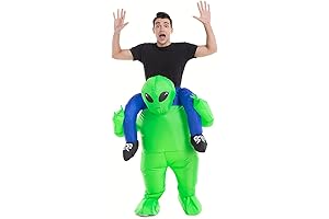 Inflatable Alien Piggyback Costume for Adults