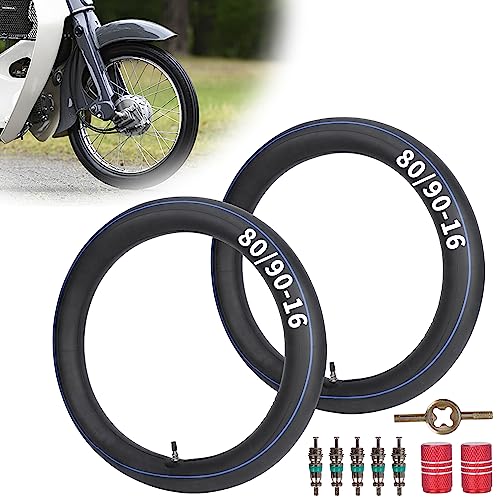 Image of RUTU 2.75 /3.00-16 Inner Tubes with TR4 Straight Valve Stem for 80 /90-16 Tire XR75 XR80 CRF 80F Dirt Bike ATV Off Road Motorcycle - 2Pack