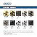 Schlage FE285 Camelot By Georgian Bottom Half Handleset with 16080 Latch and 10063 Strike Matte Black Finish