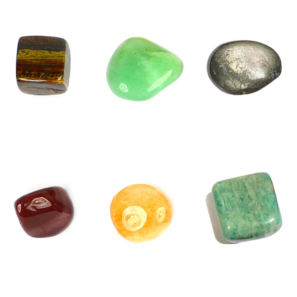 Reiki Crystal ProductsNatural Certified Wealth Crystal Tumble Stone Kit 7 Chakra Crystals All Tumble Sets Energized by Experienced Reiki Healing Grand Master