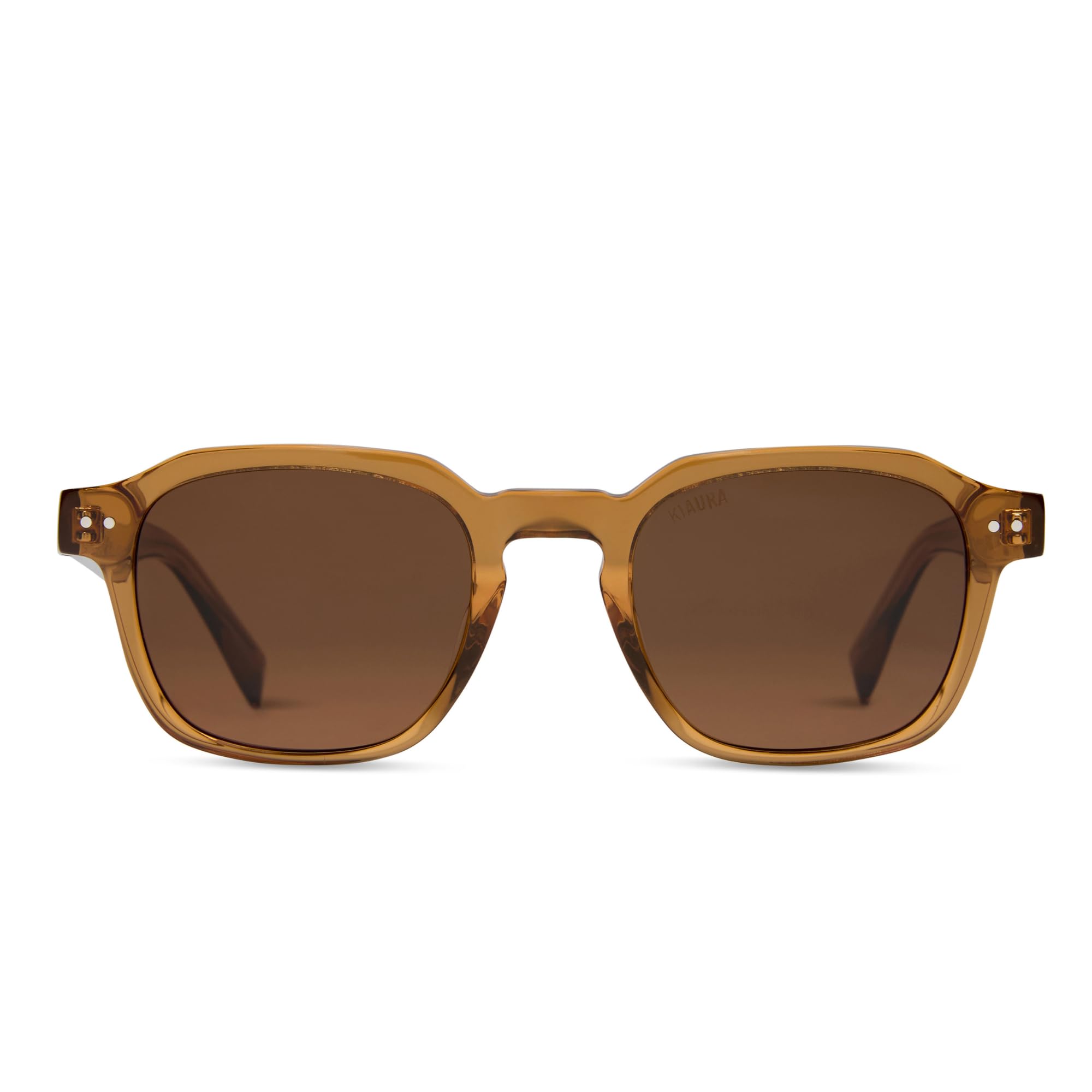 KIAURA Lautner Premium UV400 Polarisierte Sonnenbrille, XL & Original, Formgedächtnis-Acetat-Rahmen, kratzfeste Gläser