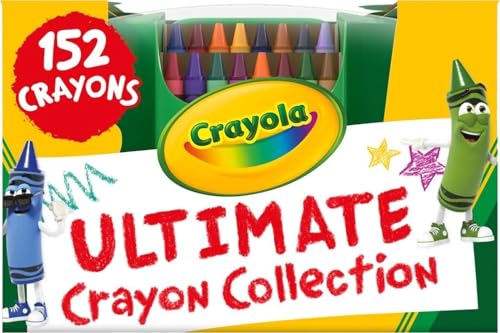 Crayola Ultimate Crayon Box Collection (152ct), Cute School...