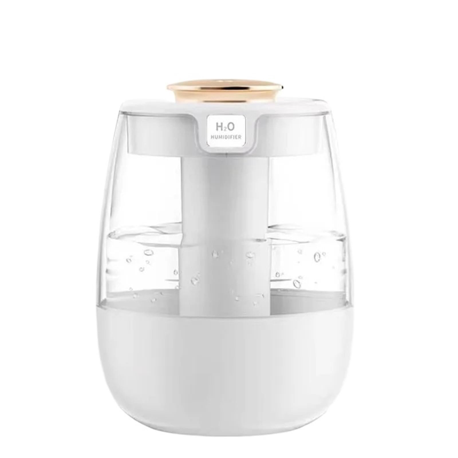 Humidificador, Humidificador de aire 1350 ml, humidificador aroma, difusor aites esenciales con doble erto lverización y luz,para hogar y oficina(White)