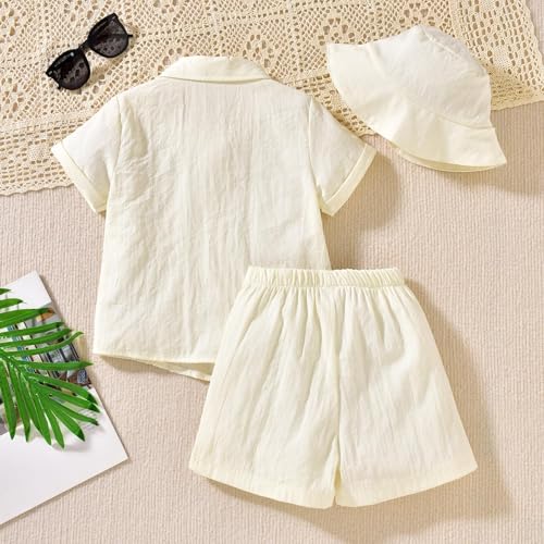 Image of HIHA Toddler Boys Mexican Embroidered Short Set 2-7 Years
