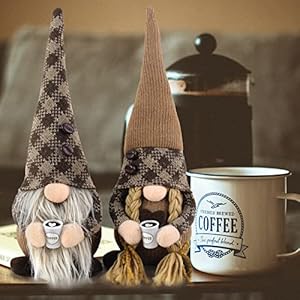 2pcscoffeegnomesplushornamentshandmadeswedishtomtegnomedollscoffeebartieredtrayfarmhousegnomenordichomedecorations Urban Country Home Decor 2 pcs coffee gnomes plush ornaments handmade swedish tomte gnome dolls coffee bar tiered tray farmhouse gnome nordic home decorations urban country home decor