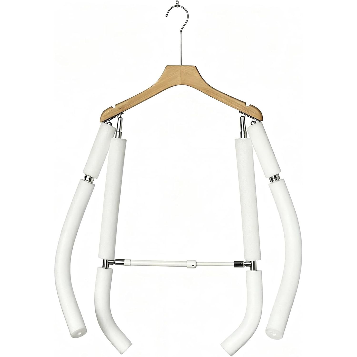 YXZQLOZ Adjustable mannequin clothes hanger, metal frame mannequin display clothes hanger, suitable for clothing photography props (Female)