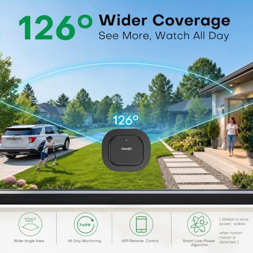 HomiQ 4G 5MP Solar Window Security Camera Wireless,Built-in SIM,Full-Color Night Vision, Human Detection, 126° Wide View, Two-Way Audio,APP Control for Home & RV - image 7