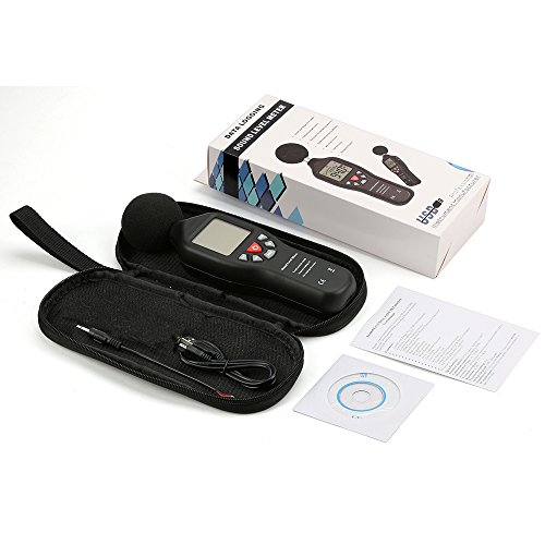 Sound Level Noise Decibel Tester Meter Sound Noise Level Measuring Gauge Range 30 to 130dBA Data Record Function - Thumbnail 4