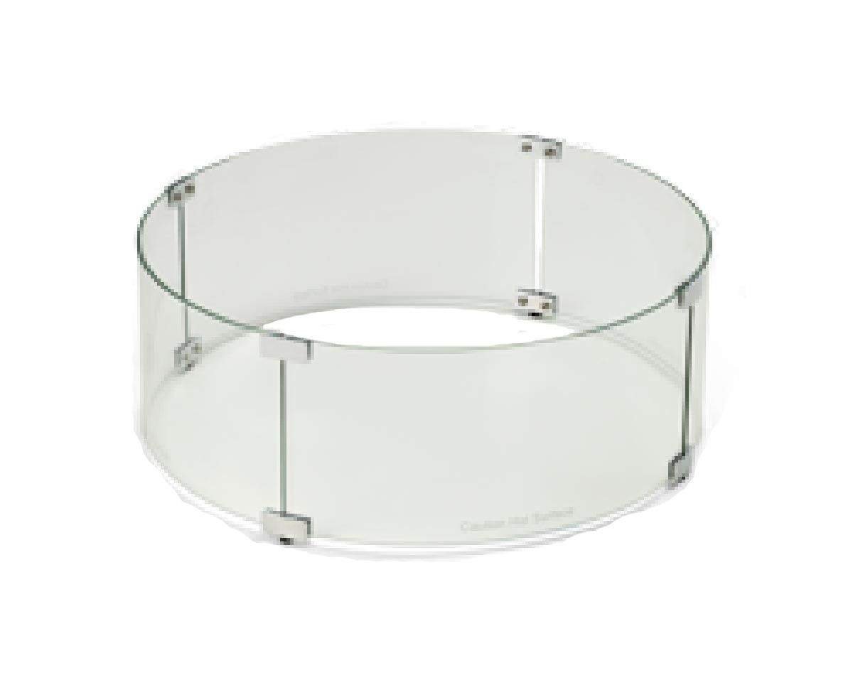 Hearth Products Controls (HPC) Round Fire Pit Glass Wind Guard (WG30-RD), 30-Inch
