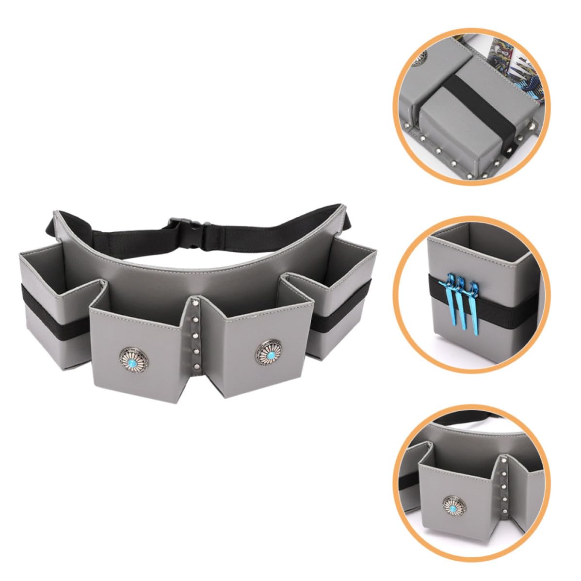 Borsa da Parrucchiere Multifunzionale in Pelle Pu con Grande Capacità, Design Semplice e Professionale per Saloni e Studi di Acconciatura