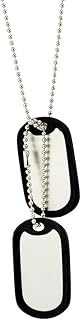 Paialco Stainless Steel Dog Tag Set Complete with Chains & SilencersÂ