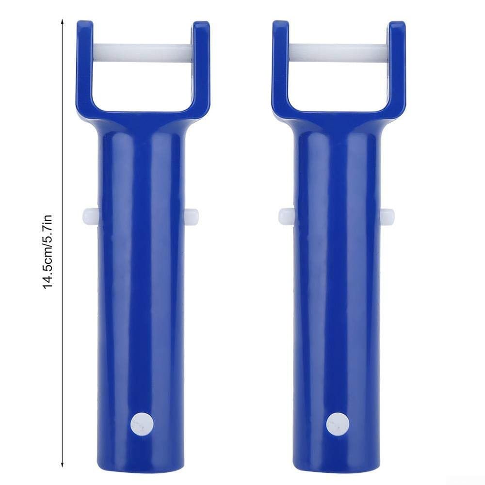 Tête de piscine pour aspirateur compatible avec poignée de joug, clip rapide