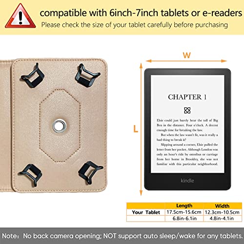 E Net-Case Case For 6“ Ebook Reader Universal Case, Folio Slim Lightweight Cover For Sony/Kobo/Tolino/Pocketbook 6 Inch Ebook Reader (Deep Bule) #TOP1