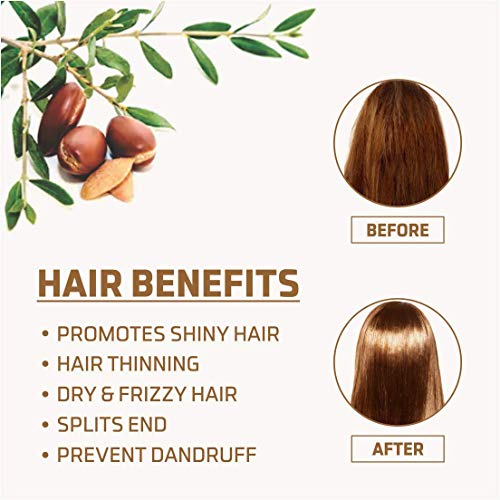 Image of Nuerma Science Moroccan Argan Oil For Skin and Hair Care (200 ML)