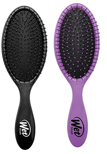 Bundle: The Wet Brush, Black + The Wet Brush, Metallic Purple