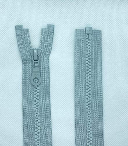 Chiusura lampo in plastica/plastica con denti medio-grossolani n. 5