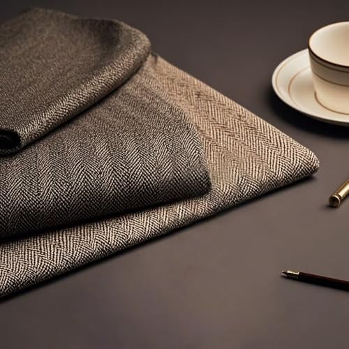 Mens Herringbone Suit Blazer Retro Vintage Slim Fit Tweed Jacket Three Button Chic Sport Coat Wedding3