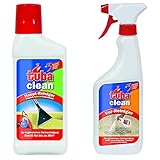 tuba clean Teppichreiniger Haupt-Reiniger 250 ml Konzentrat, 40 & clean Teppich-/Polsterreiniger Vor-Reiniger 500 ml Sprühflasche