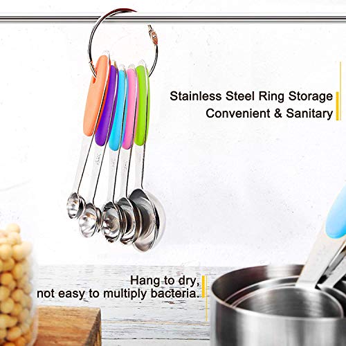 Under Sink Organizer 2 Pack, Adjustable High Load-bearing Reinforced Carbon Steel Smooth Pull-out Kitchen Bathroom Storage Organizer, Yellow Measuring Cups Stainless Steel miniatura 6