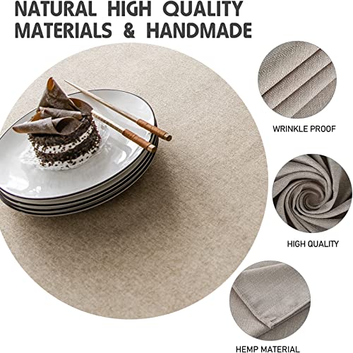 Nappe rectangulaire imperméable haut de gamme pour table de salle à manger