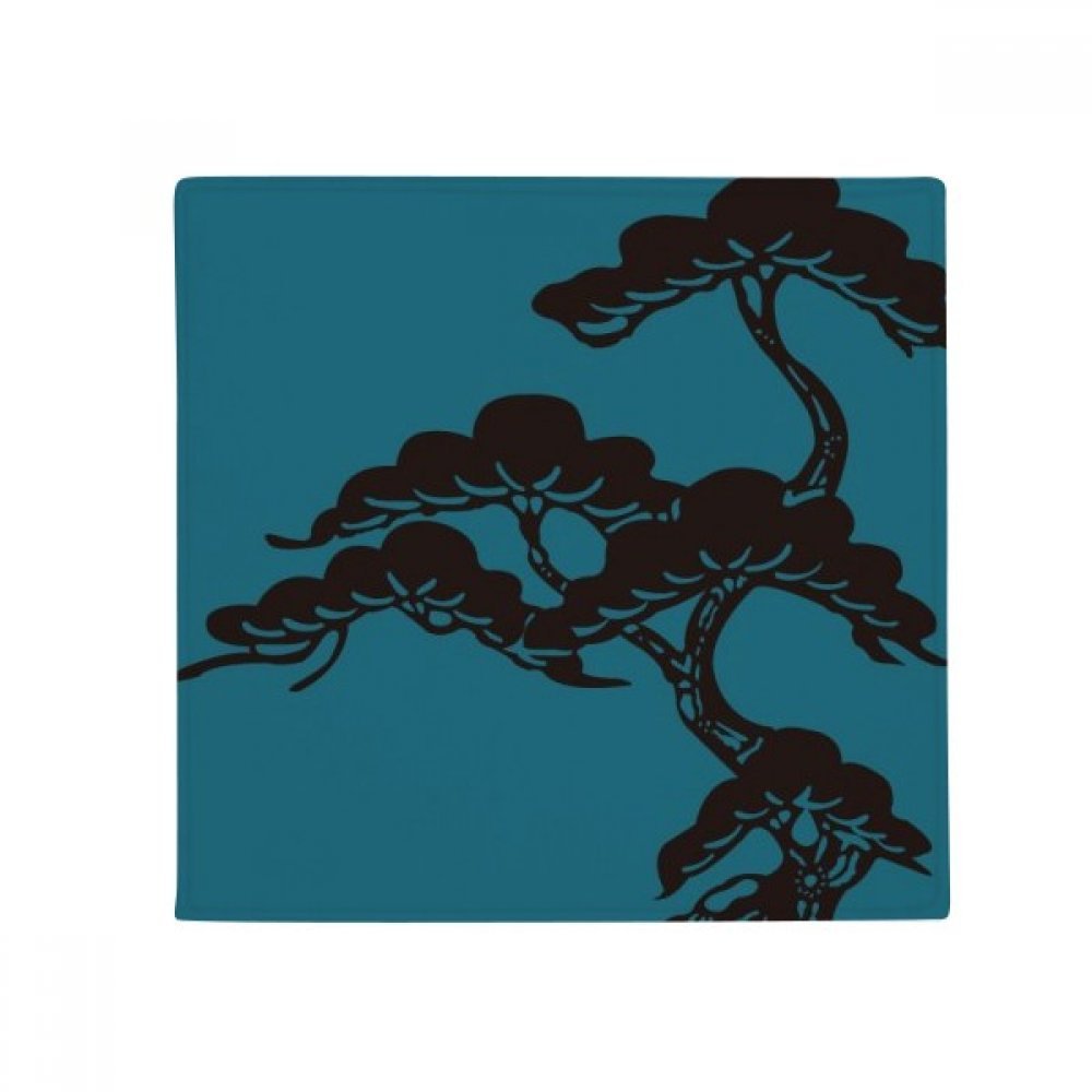 Tapis de sol japonais bleu 80x80cm antidérapant pour cuisine et animaux