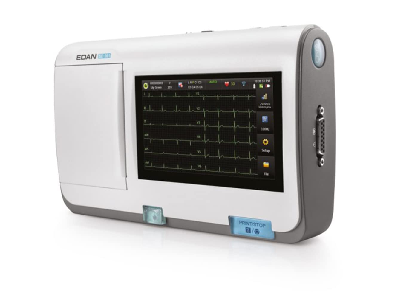 Elettrocardiografo SE-301 3 canali Interpretativo display touch screen Art. LTD408