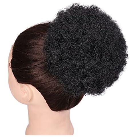 1 moño de pelo corto afro Cover