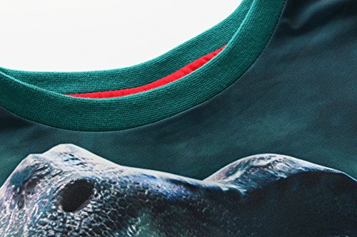 Frogwill Toddler Boys Dinosaur Park Short Sleeve 3D T-Shirt 6T, Green2 #TOP3