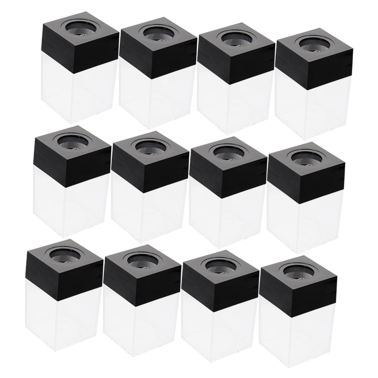UKCOCO 12piezas Caja De Clips Magnéticos Para Escritorio Portaclips Magnético Para Oficina Organizador De Clips Para Para Escuela
