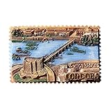 Ein wunderschön gearbeiteter, handbemalter Kühlschrankmagnet, ein perfektes Reise-Souvenir, mit dem Sie sich an Ihre wunderbare Urlaubsreise erinnern können, er kann auch als Geschenk für Freunde und Verwandte verwendet werden.