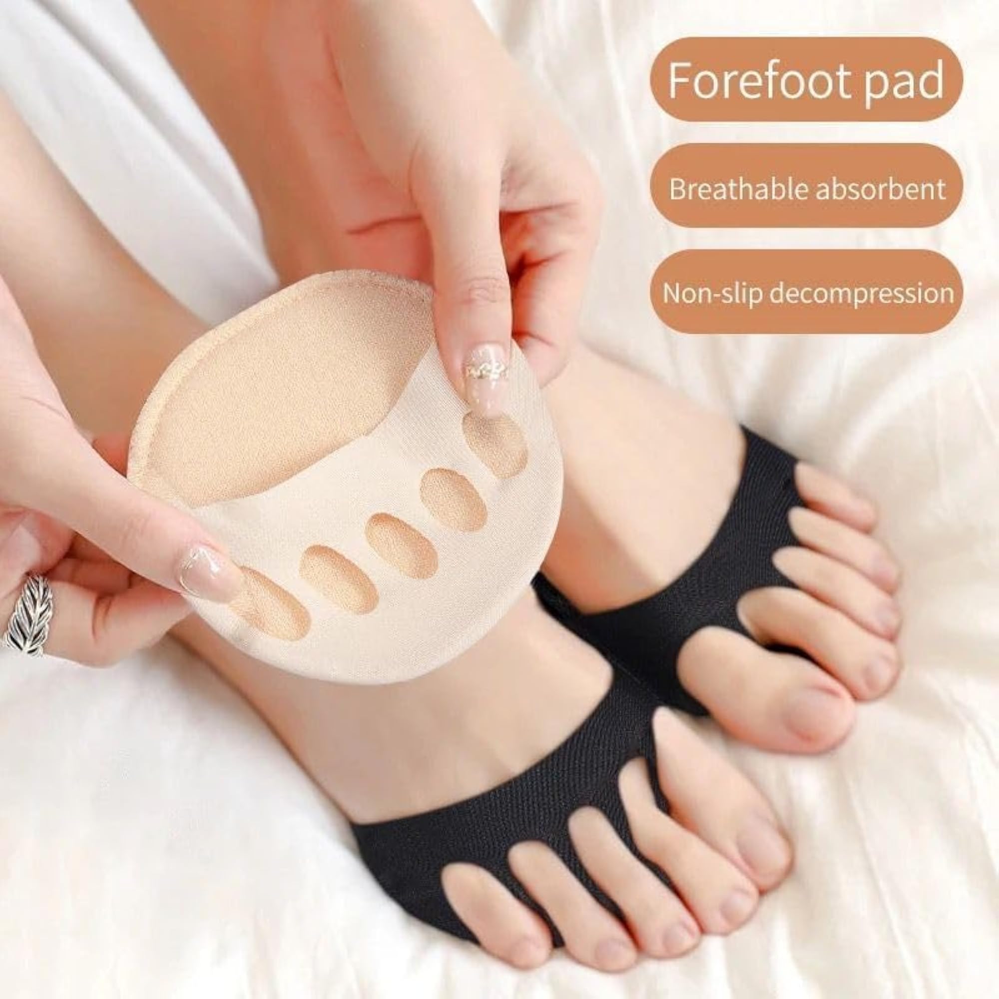Finger Foot Sponge Socks for Relaxation and Comfort