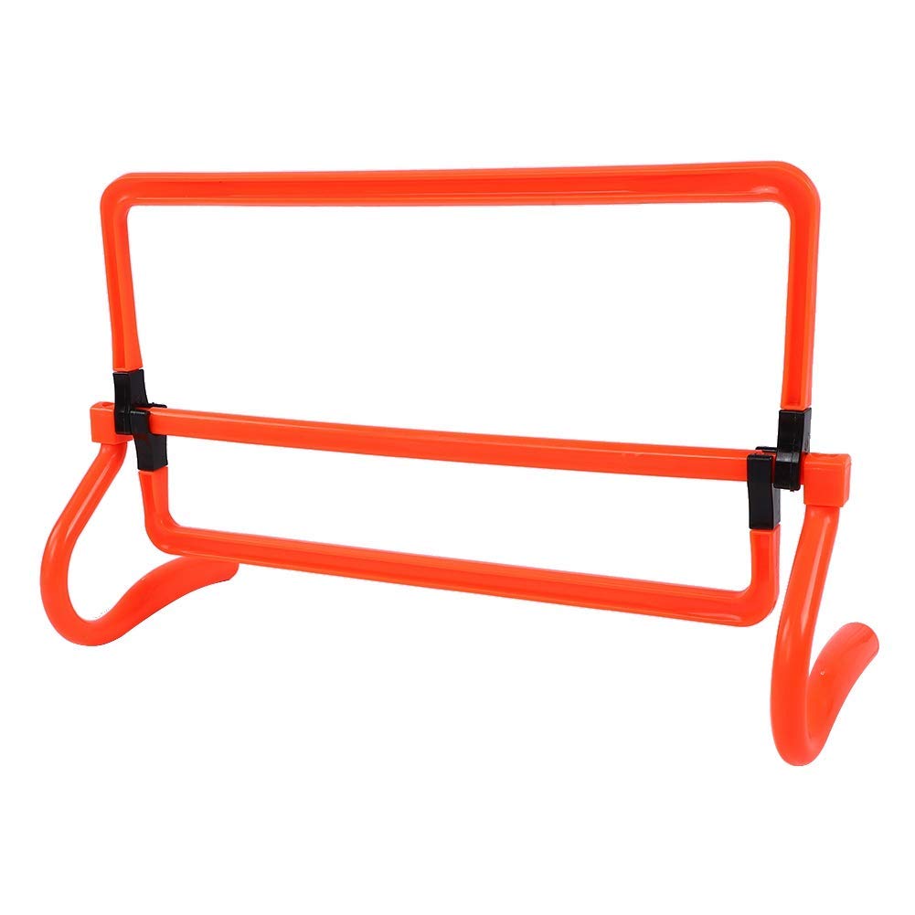5 szt. Płotki treningowe, materiał PVC Regulowana składana prędkość/zwinność Płotki do treningu Płotki piłkarskie do piłki nożnej Koszykówka Baseball Lekkoatletyka Pomarańczowe