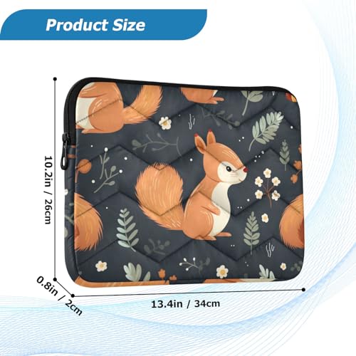 Funda para laptop de 13-14 pulgadas con diseño de ardilla miniatura 3