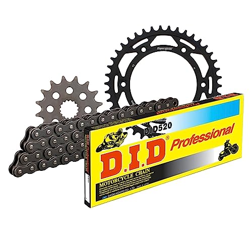 Kettensatz DID Stahl 520/118 Clipschloss für KTM LC4 Adventure R Duke 400/640 ccm Bj. 1994-2007