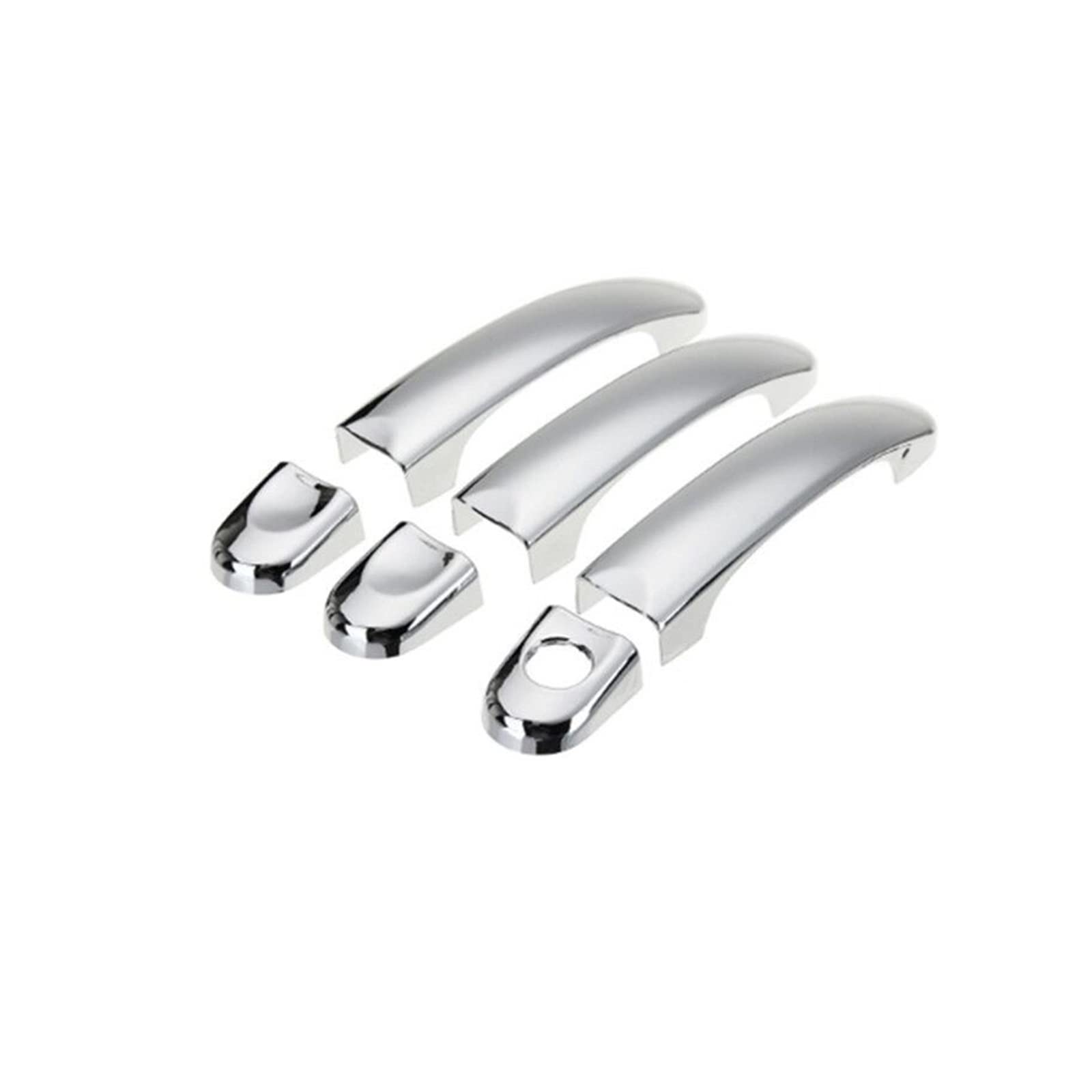 Ytdhfdgj For 3 Door Car Door Handle Cover Trim For Vw T5 T6 For Transporter For Caravelle For Multivan For California (For 3 Door)