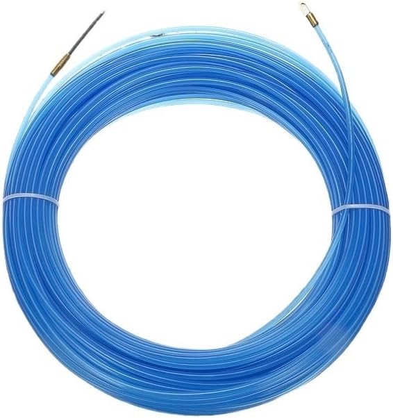 Fish Tape 4mm Durable Guide Device Fiberglass Electric Cable Push Pullers Duct Snake Rodder Fish Tape Wire 5m to 40m Length(30m)