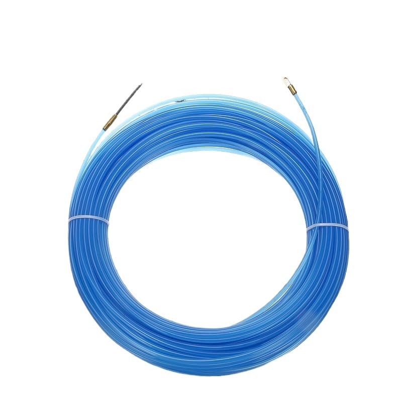 Einziehband 4 mm langlebiges Führungsgerät, Glasfaser-Elektrokabel, Push-Puller, Kanalschlange, Rodder, Fischband, Draht, 5 m bis 40 m Länge(30m)