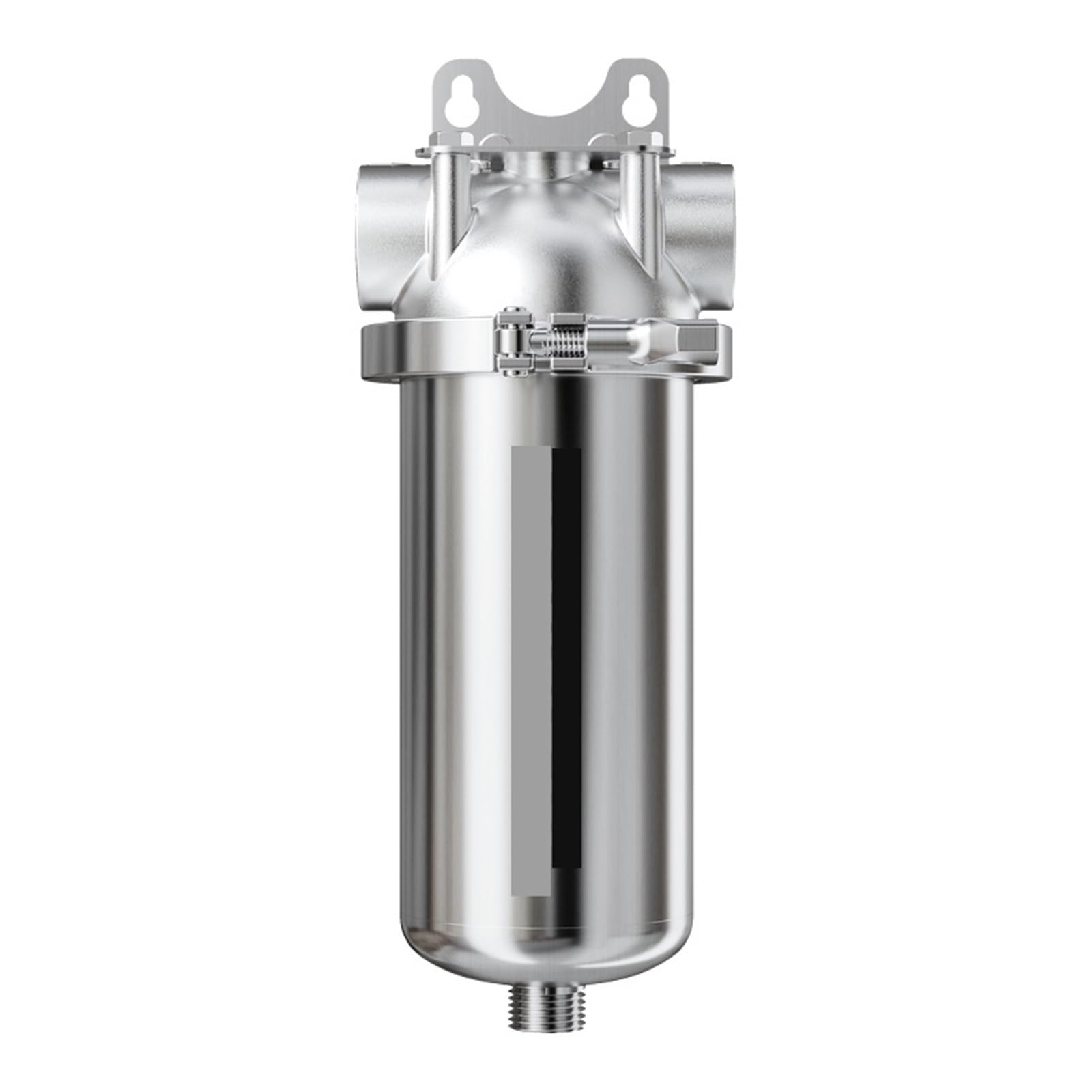 Prefiltro da 6 pollici purificatore for tutta la casa Spin Down filtro for l'acqua dei sedimenti di prefiltro centrale controlavaggio maglia di acciaio inossidabile Sostituzione sottolavello(DN15)