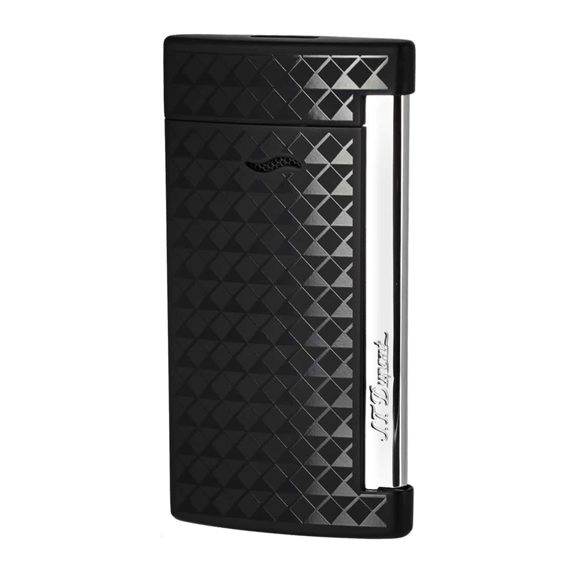 S.T. Dupont D-027714 Slim 7 Lighter - Fire Head Black