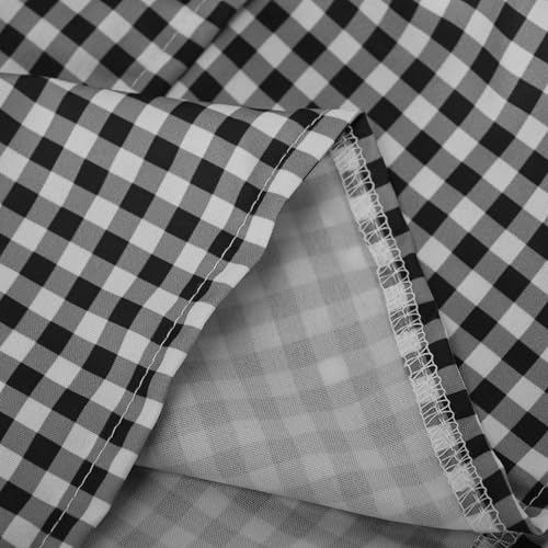 Plaid Tiered Mini Skirts for Women 2025 High Waist Ruffle Flowy Layered Ruffle Summer Casual Beach Boho Short Skirt4