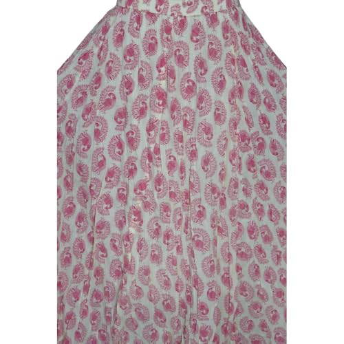Image of Premium Long Skirt | Stylish Long Crushed Cotton & Unique Prints | Floor Length Skirt for Women | Elastic Waist Premium Maxi Skirt - Comfortable Casual Wear