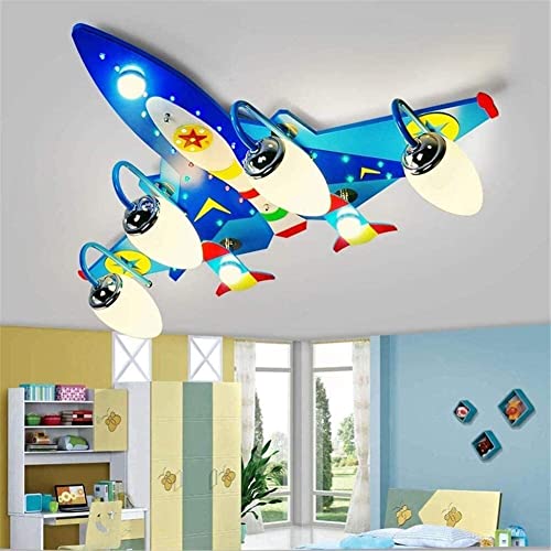 Plafonnier LED enfant sur le thème de l'aviation pour décorer la chambre