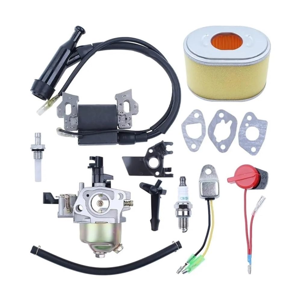 Kit de bobina de encendido, filtro de aire y bujías for motores GX160 de 5,5 HP y GX200 de 6,5 HP.