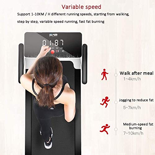 Treadmill,Folding Treadmill Motorised Running Jogging Walking Portable Gym Equipment Small Multifunctional Mechanical Walking Machine - Afbeelding 7